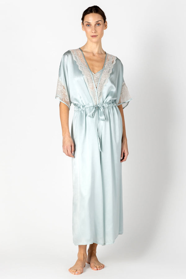 NK Imode Agatha Nostalgia Hanky Long Silk Robe